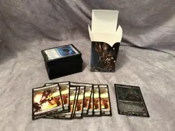 Mtg Necron Commander Deck Warhammer 40K Universes Beyond Sleeved w/box Unplayed - Image 1