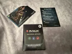 Mtg Necron Commander Deck Warhammer 40K Universes Beyond Sleeved w/box Unplayed - Image 4