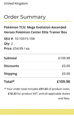 Pokemon TCG : Mega Evolution - Ascended Heroes Pokemon Center ETB = PRESALE - Image 2