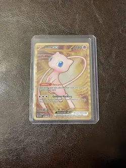 Pokemon TCG Gold Metal Promo Mew EX 205/165 Scarlet & Violet-151 - Image 1