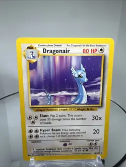 Dragonair 18/102 Base Set Pokemon Card 1999 Vintage WOTC Rare Non-Holo - Image 1
