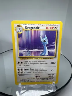Dragonair 18/102 Base Set Pokemon Card 1999 Vintage WOTC Rare Non-Holo - Image 3