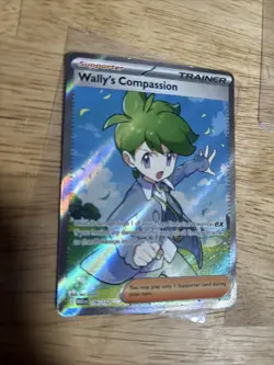 Wally's Compassion 176/132 Full Art Ultra Rare - Pokemon TCG: Mega Evolution NM - Image 3