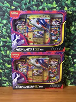 -SEALED & IN HAND- Pokemon TCG Mega Latias Ex Premium Box (2 Boxes) - Image 1