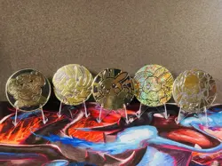 Pokemon Coin Lot Of Official Pokemon TCG Coins Jumbo & Small - Image 5