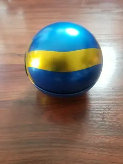 Quick Ball Pokemon Collectible Tin: Blue and Yellow Pokeball (Empty) - Image 5