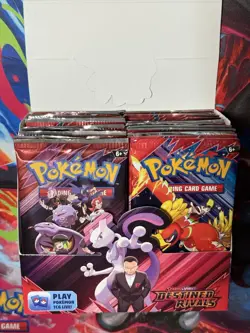 Pokemon Scarlet & Violet Destined Rivals Booster Box *UNSEALED* 36 packs TCG - Image 2