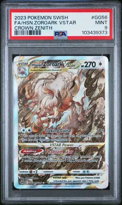 2023 Pokemon Sword And Shield Crown Zenith HSN. Zoroark VSTAR Crown Zenith PSA 9 - Image 1