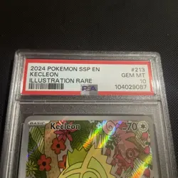 Kecleon 213/191 Pokemon Scarlet & Violet Surging Sparks Illustration Rare PSA 10 - Image 3
