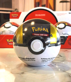 Pokemon TCG Ultra Ball Tin (E25) - Factory Sealed - 3 Booster Packs + Stickers - Image 1