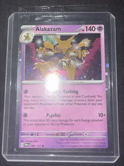 Pokemon Alakazam 082/167 Twilight Masquerade Holo Rare NM Pack Fresh Sealed - Image 1