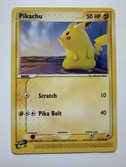 Pikachu 72/100 Pokemon Sandstorm LP Nintendo TCG - Image 1