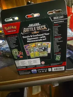 Meowscarada EX Pokemon TCG Deluxe Battle Deck - New - Sealed - Image 2