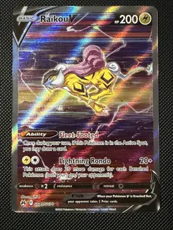 Raikou V GG41/GG70 Holo - Galarian Gallery - Crown Zenith - Pokemon TCG NM - Image 1
