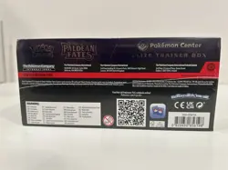Pokemon Paldean Fates Pokemon Center ETB Elite Trainer Box - Factory Sealed New - Image 5