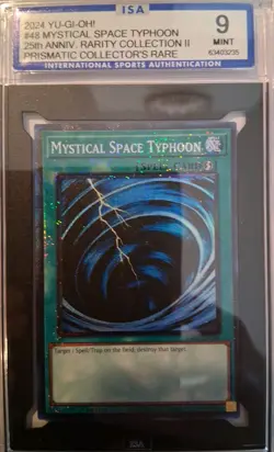 2024 Yu-Gi-Oh! Lot of 3 Graded Prismatic Collectors Rare Cards - Image 3