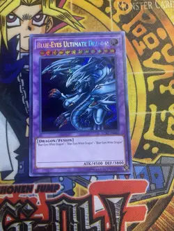 Yugioh! Blue-Eyes Ultimate Dragon LCKC-EN057 Secret Rare Unlimited NM - Image 1