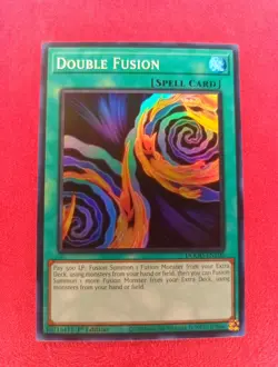 YuGiOh! - Double Fusion DOOD-EN100 Super Rare 1st Edition Near Mint - Image 1