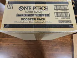 Factory Sealed English One Piece Awakening of the New Era OP-05 Booster Box Case - Image 2