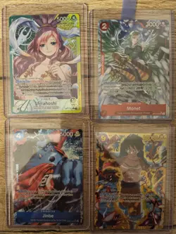 One Piece, Bundle, Leader, Secret Rare, Zoro, Nami, Luffy, Rebecca and More - Image 1