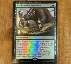 Earthbender Ascension [Prerelease] R 0175, NM Foil Promo, MTG Avatar TLA Stamped - Image 1