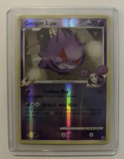 Pokemon Gengar GL - 40/111 - Reverse Holo Rare - Rising Rivals (2009) TCG - Image 1