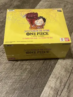 One Piece OP-07 500 Years in the Future Booster Box English Sealed Bandai TCG - Image 1