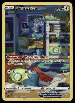 Pokemon Cards Dunsparce GG23/GG70 Crown Zenith Galarian Gallery Holo NM - Image 1