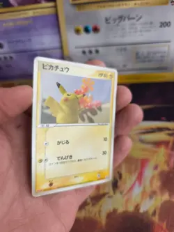 Pokemon Karte Card Pikachu PcG Meiji Promo Chocolate Black Star Ex japanese VG - Image 3
