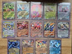 14 Card Mix Ex Lot All Holo Double Rare Cards Pokemon TCG NM - Image 1