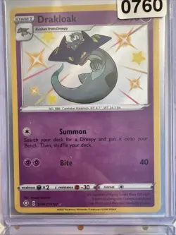 Pokemon Shiny Vault Lot of 8 Cards SV Drakloak Dragapult Eldegoss Dottler Yamask - Image 2
