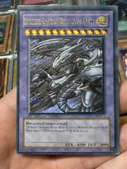 Endless Dragon With Blue Eyess Fake Yu-Gi-Oh! Card NM Condition - Image 1