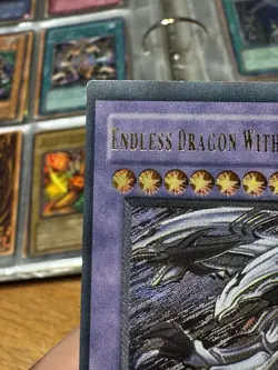 Endless Dragon With Blue Eyess Fake Yu-Gi-Oh! Card NM Condition - Image 3
