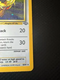 Pokemon Pidgeot TCG Holo Rare Card 8/64 Jungle Unlimited MP-HP - Image 4