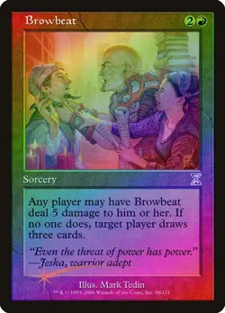 Browbeat FOIL Time Spiral - Timeshifted PLD Red Special MAGIC CARD ABUGames - Image 1