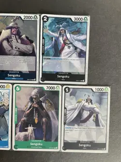 Sengoku One-Piece TCG 5-card lot OP02 & OP07 Rare + more - ships PWE! - Image 4