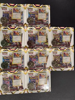 Astral Radiance 3 Pack Blister Eevee Pokemon Card TCG Brand New Sealed Lot Of 10 - Image 1