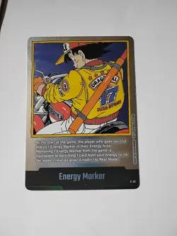 Son Goku E-52 Silver Energy Marker Dragon Ball Manga Booster Card Fusion World - Image 1