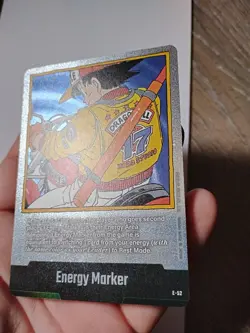 Son Goku E-52 Silver Energy Marker Dragon Ball Manga Booster Card Fusion World - Image 4
