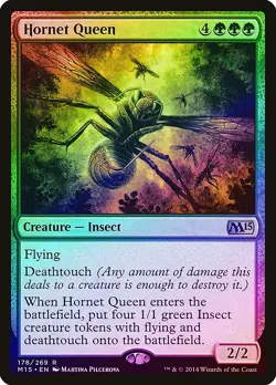 Hornet Queen FOIL Magic 2015 / M15 NM Green Rare MAGIC GATHERING CARD ABUGames - Image 1