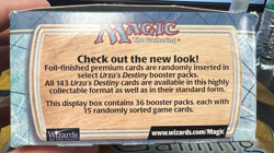 Magic the Gathering Urza's Destiny Empty Booster Box - BOX ONLY NO PACKS - Image 5