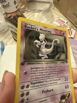 Pokemon TCG Rockets Mewtwo Gym Challenge Holo Card 14/132 1st Edition - Image 3