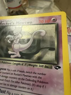 Pokemon TCG Rockets Mewtwo Gym Challenge Holo Card 14/132 1st Edition - Image 5