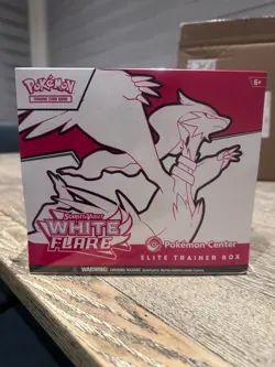 Pokemon Center White Flare Elite Trainer Box ETB Factory Sealed - Image 1