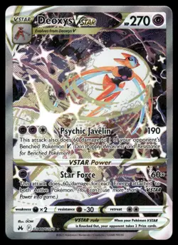 Pokemon Cards Deoxys VSTAR GG46/GG70 Crown Zenith Galarian Gallery Holo NM - Image 1