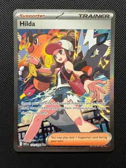 Hilda Sir 171/086 Pokemon TCG Scarlet Violet White Flare Card - Image 1