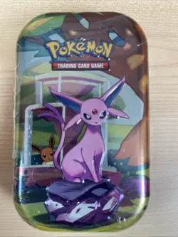 ESPEON Mini Tin Pokemon Scarlet & Violet Prismatic Evolutions Sealed - Image 1