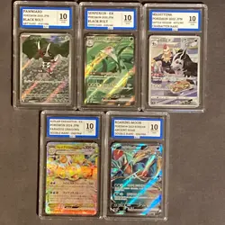 Pokemon Bundle Of 5 Graded 10 Slabs - Image 1