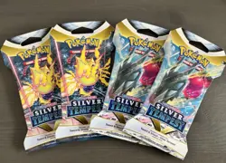 Lot of 4 - Pokemon Silver Tempest Booster Packs - New/Factory Sealed - Image 1