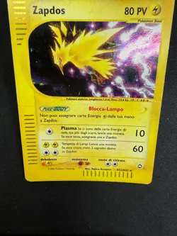 Pokemon Zapdos H32/H32 Aquapolis Rara Holo Unlimited Wizards ITA Carte Vintage - Image 3